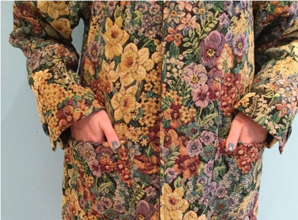 美品 BEAMSBOY ビームスボーイ ゴブラン織 コート 花柄 - メルカリ