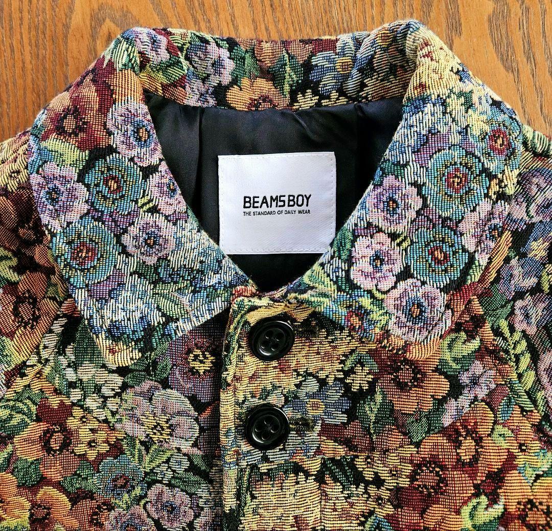 美品 BEAMSBOY ビームスボーイ ゴブラン織 コート 花柄 - メルカリ