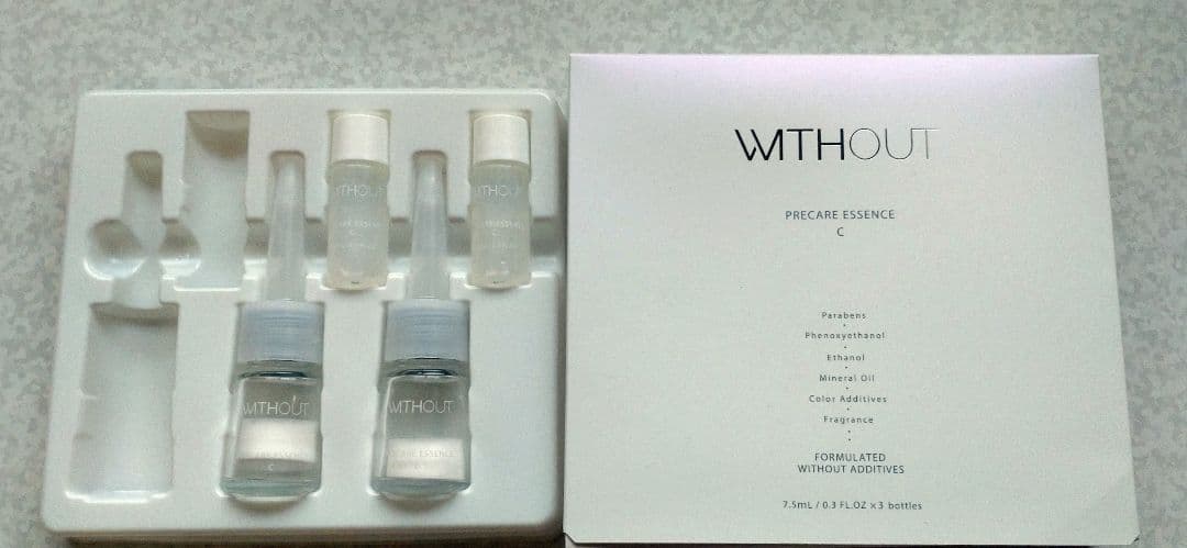 WITHOUT ウィズアウト プレケアエッセンスC 2本セット