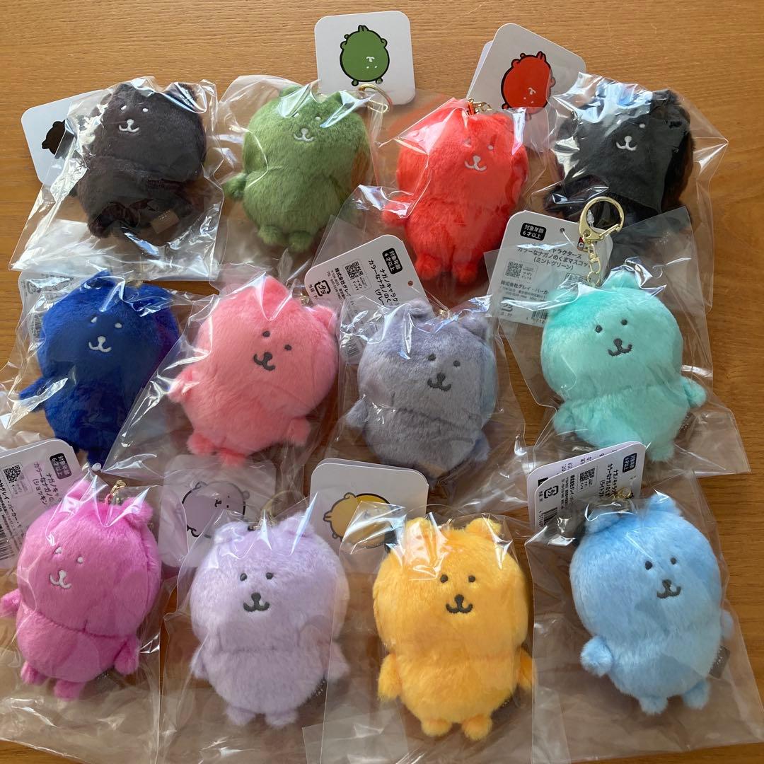 【全12種セット】カラーなナガノのくまマスコット　新品　ナガノキャラクターズ ナガノキャラクターズ カラーなナガノのくまマスコット（グレー