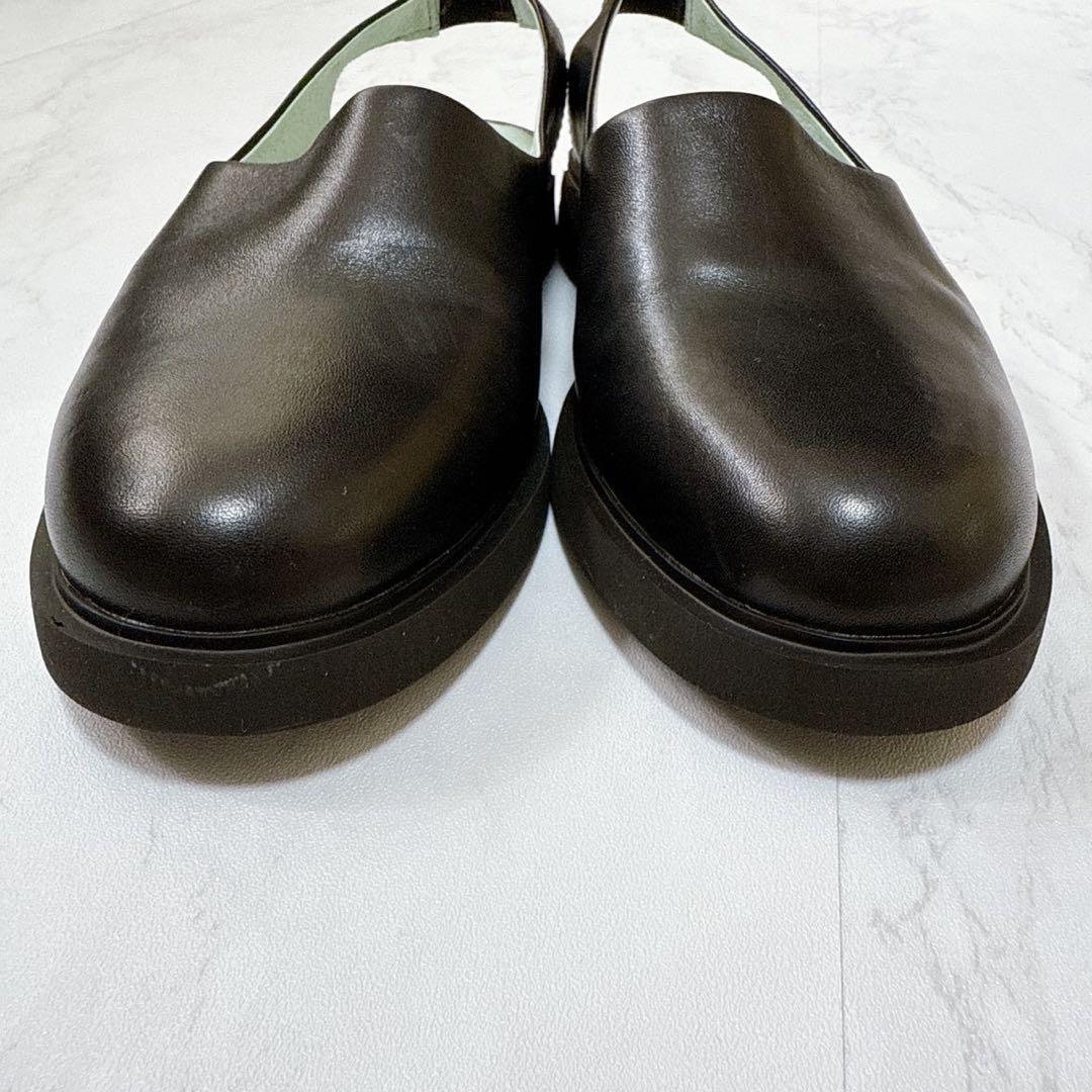 極美品✨カンペール IMAN 本革 レザー 黒 スリッポン 36 S11559365