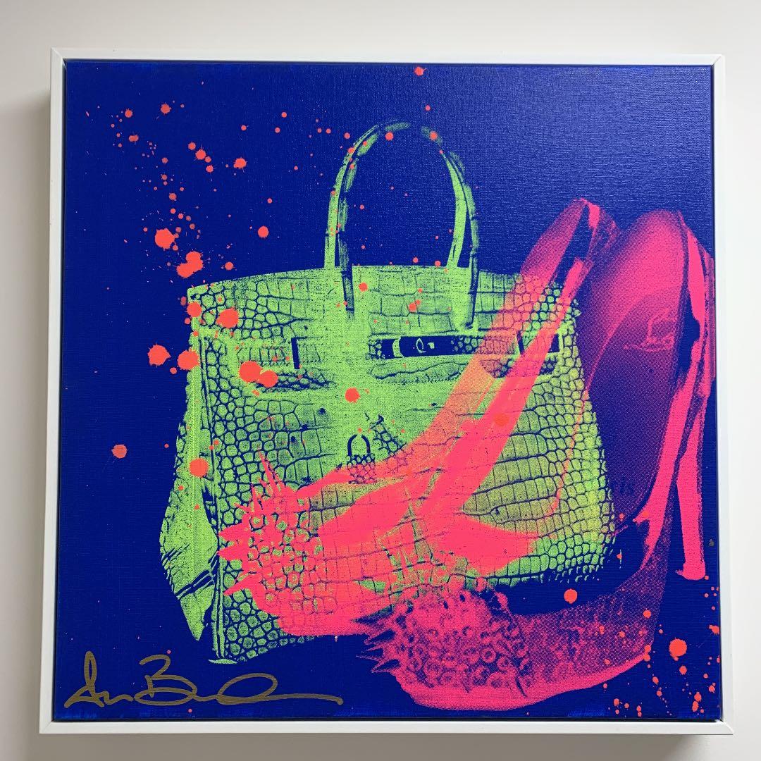 シェーンボーデン「エルメス　バーキン」美品中古　絵画