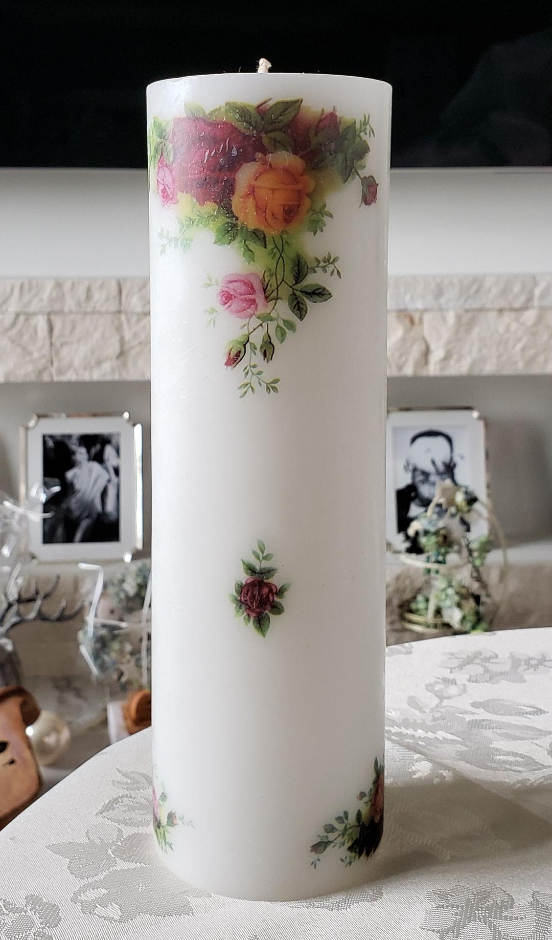 ロイヤルアルバート C オールドカントリーローズ キャンドル クリスマス