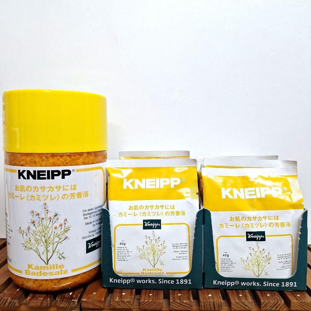 クナイプ　バスソルト　カミーレ(カミツレの香り) 試してみた】クナイプ クナイプ バスソルト カミーレ<カミツレ>の香り