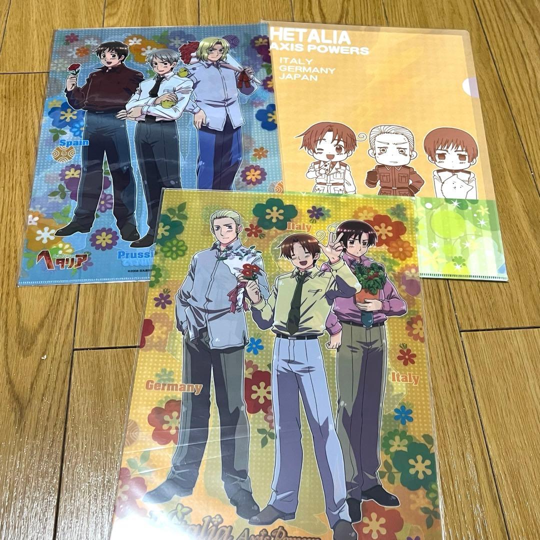 中*波様 ヘタリア クリアファイル まとめ売り ボブヘタ - メルカリ