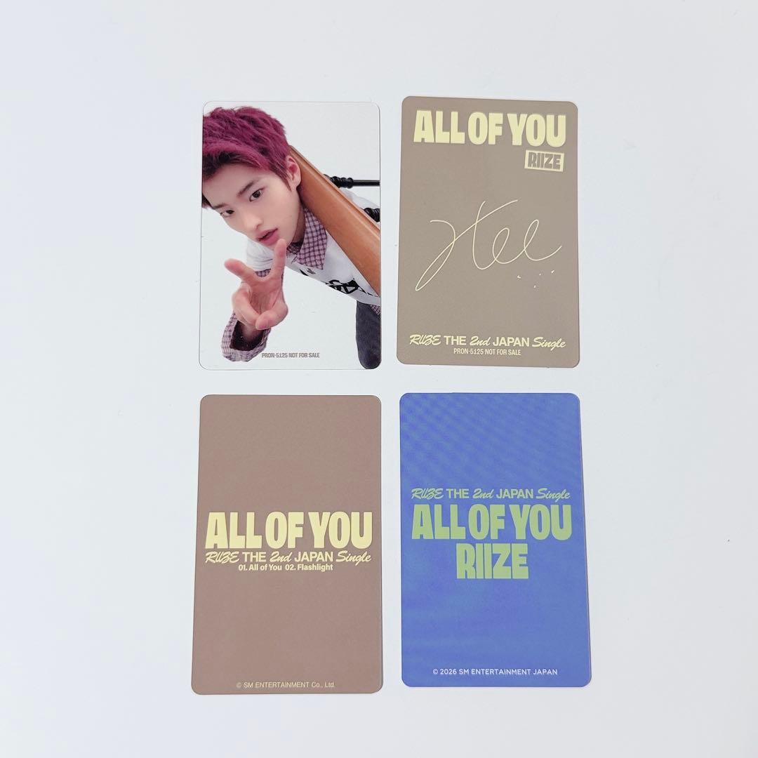 RIIZE all of you 原宿 popup ソヒ トレカ - メルカリ