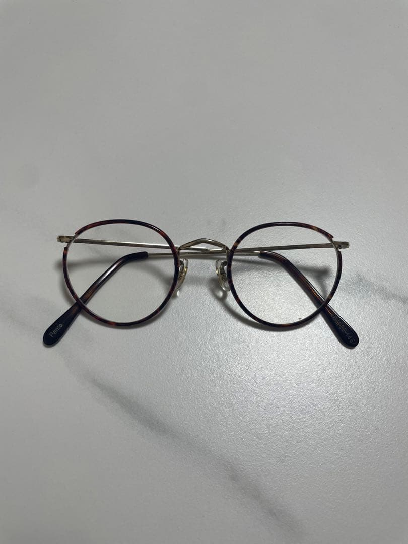 メガネ・老眼鏡 SAVILEROW PANTO45 SAVILE ROW / サヴィルロウ】PANTO 49-20-145 GOLD INNER RIM Optical