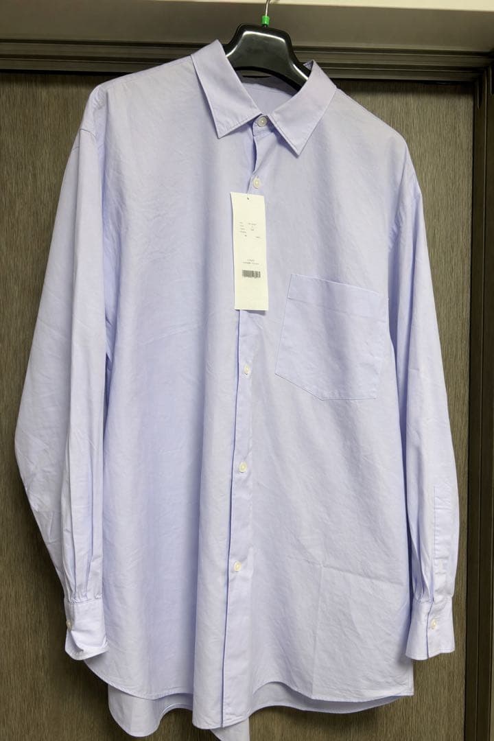 紙タグ】COMOLI コモリシャツ サックスブルー SAX - メルカリ