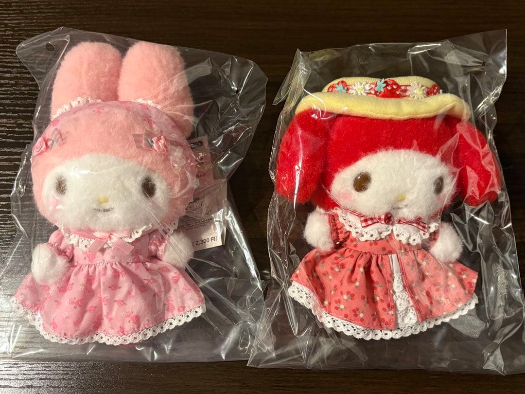 サンリオ♡マイメロディ モモメロ&アカメロ マスコットホルダー 2023年 sanrio（サンリオ） マイメロディ ミニマスコットホルダー