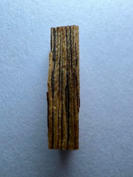 古渡命銘木 後水尾院勅銘　伽羅　【追風】0.218g 香木/お香/沈香/伽羅