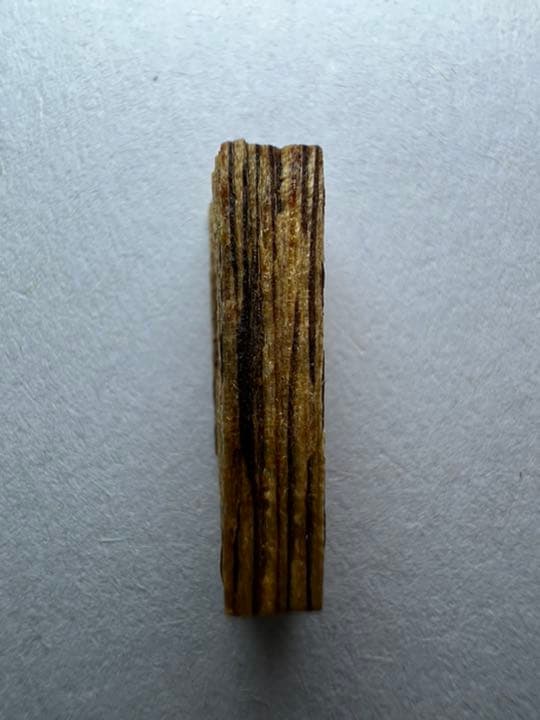 古渡命銘木 後水尾院勅銘　伽羅　【追風】0.218g 香木/お香/沈香/伽羅