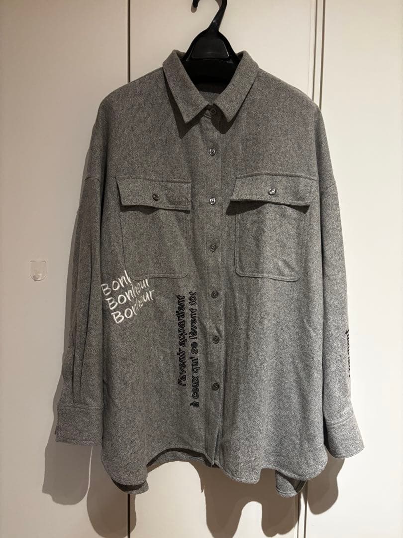 ラウンジドレス　シャツ