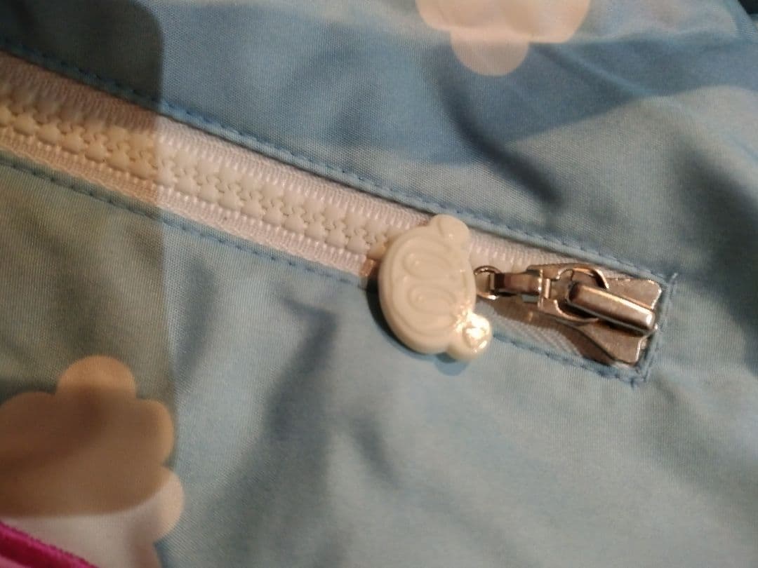 ナルミヤインターナショナルエンジェルブルーリバーシブルブルゾン