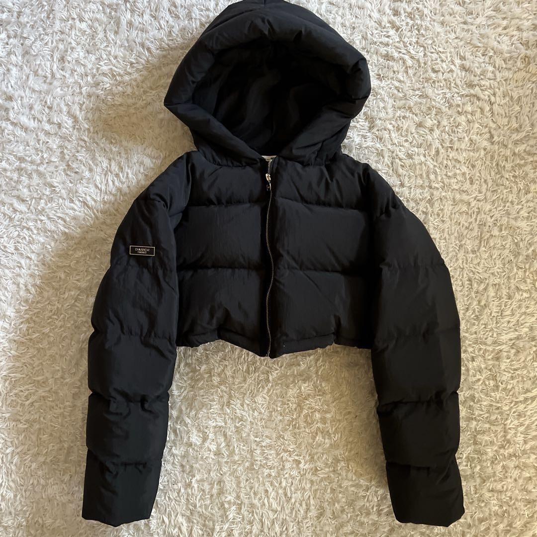 【Darich 】クロップドパフダウンジャケット　ブラック