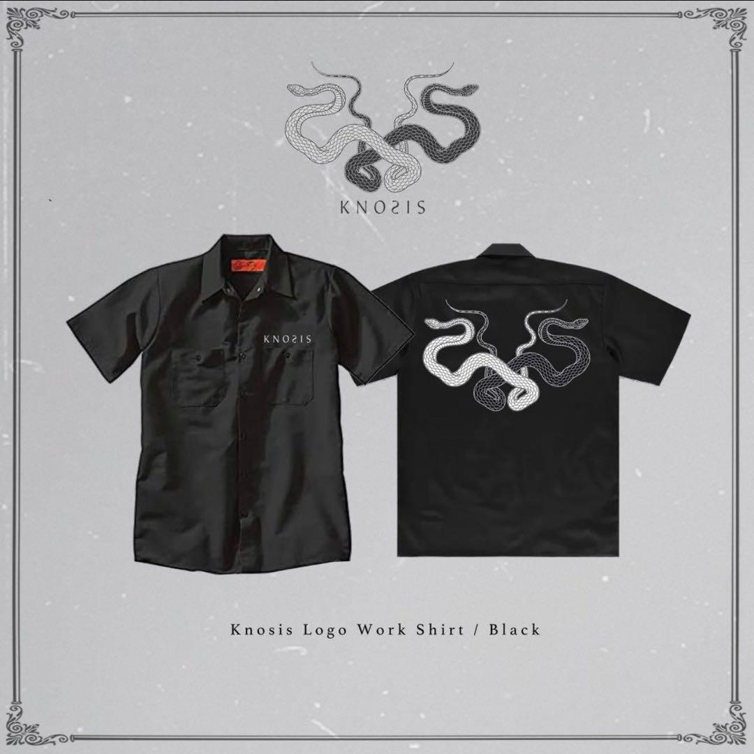Knosis ワークシャツ ブラック Lサイズ - メルカリ