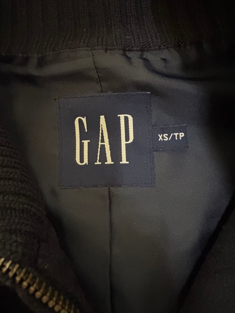 old GAP ブルゾン ドライバーズニット ネイビー エルボーパッチ xs