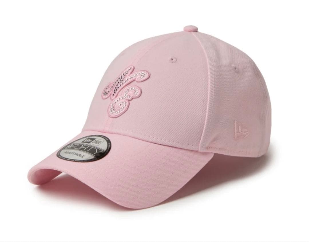 9FORTY Rhinestone ラインストーン クラシックロゴ ピンク