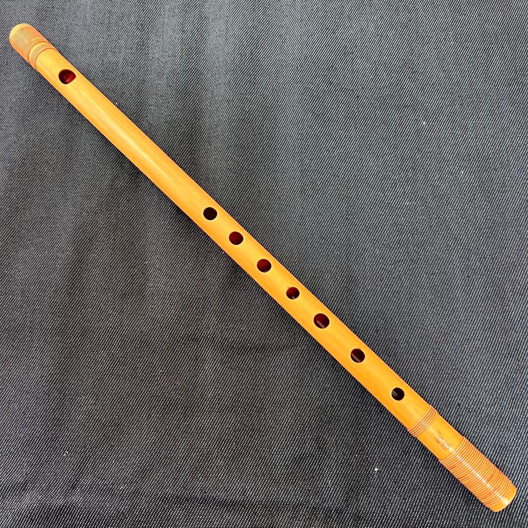 篠笛 音吉屋ふえ工房 梅花 7本調子 唄用 天地籐巻