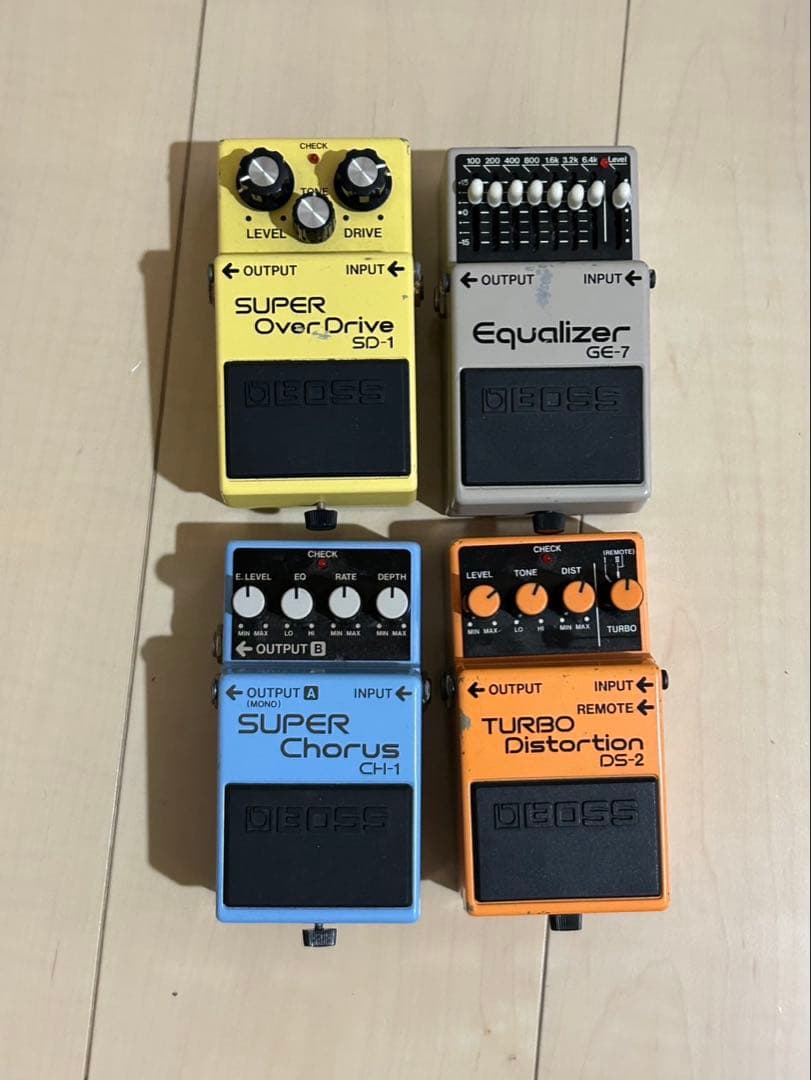 BOSS ギターエフェクターセット SD-1 CH-1 GE-7 DS-2