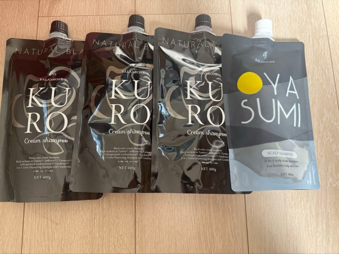 バランローズKUROシャンプー3個 SCALP SHAMPOO 400ml