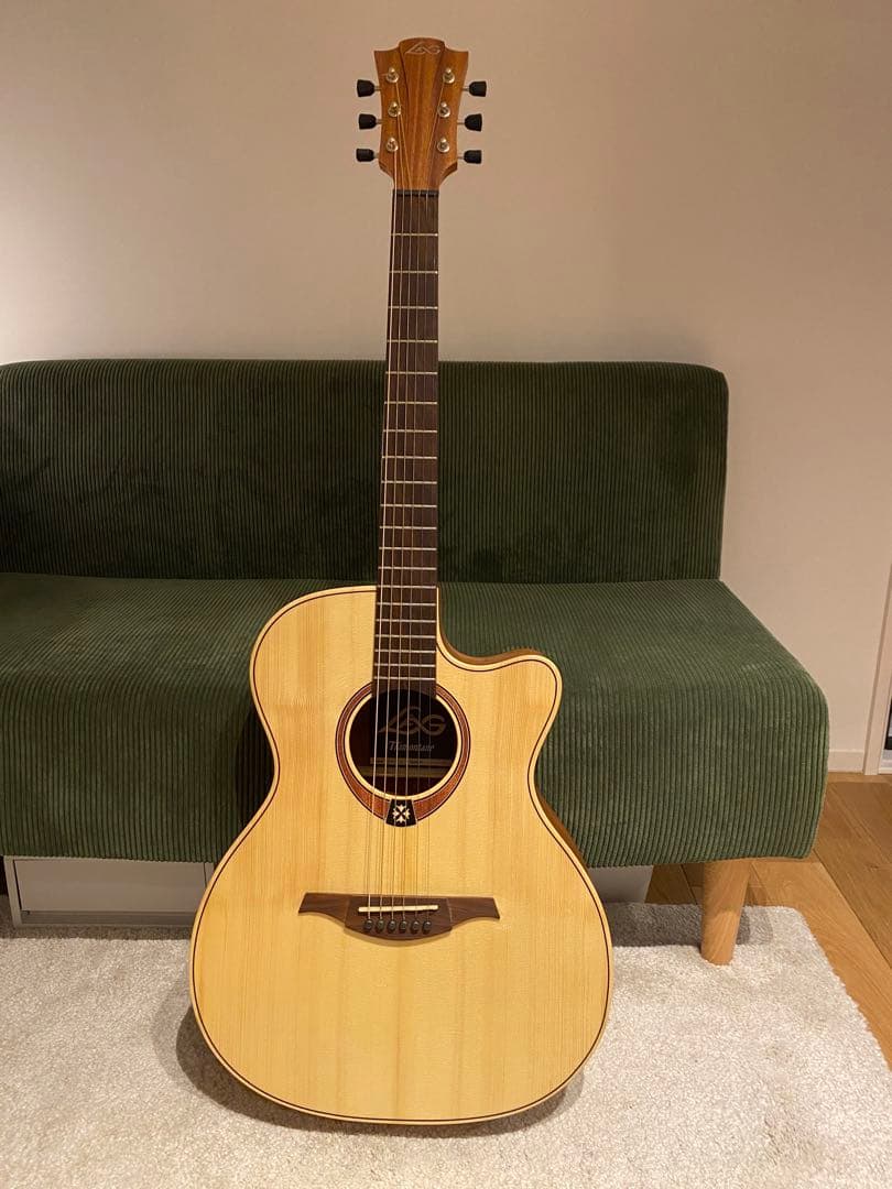 【美品】LAG T70ACE-NAT エレアコ ※新品弦・交換用サドル付き