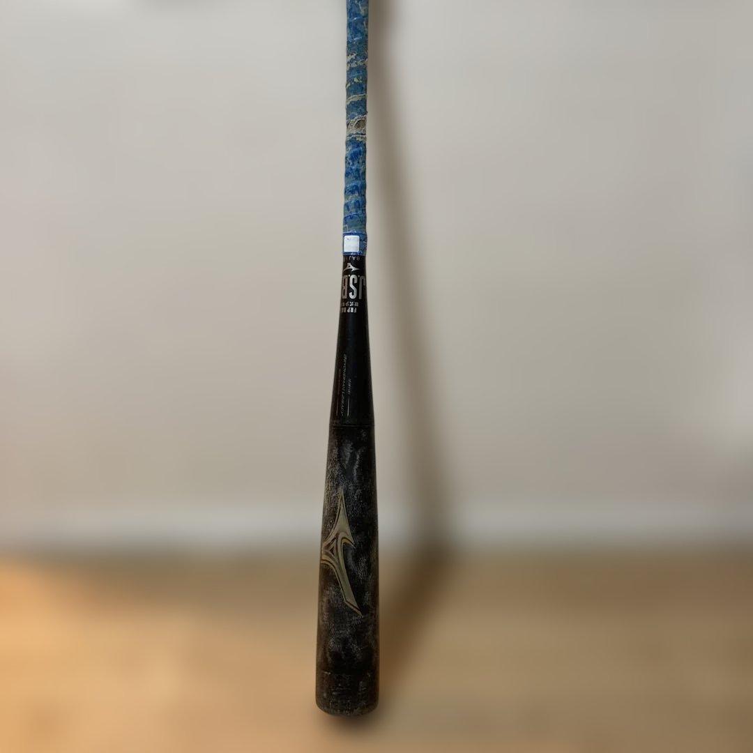 BEYOND MAX LEGACY軟式バット80cm ブラック/ブルー　ケース付 BEYONDMAX ビヨンドマックスレガシー 軟式バット レガシー ミドル