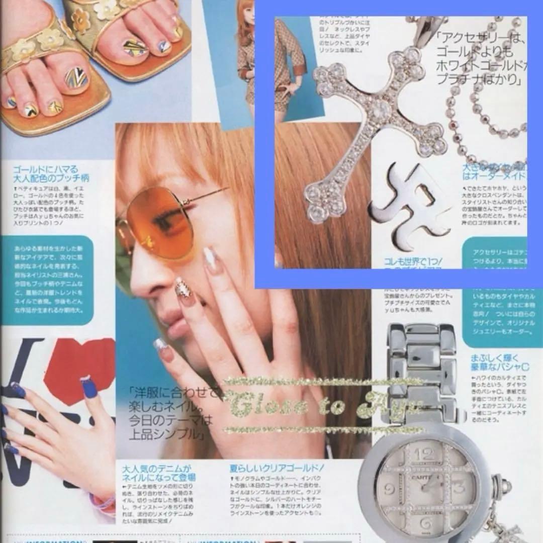 浜崎あゆみ モデル クロス ネックレス ジルコニア y2k 00's - メルカリ