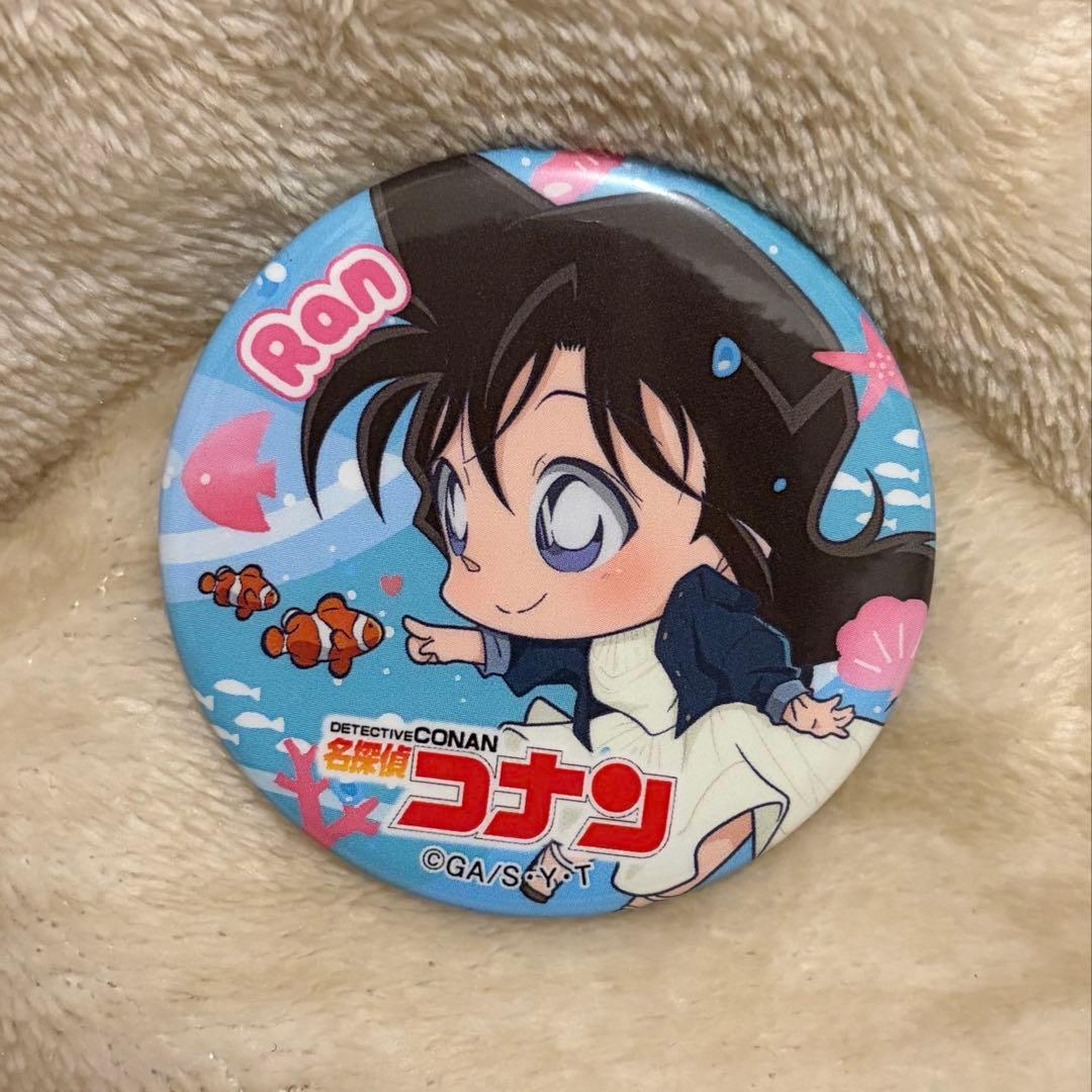 名探偵コナン サンシャイン水族館 缶バッジ 毛利蘭 - メルカリ