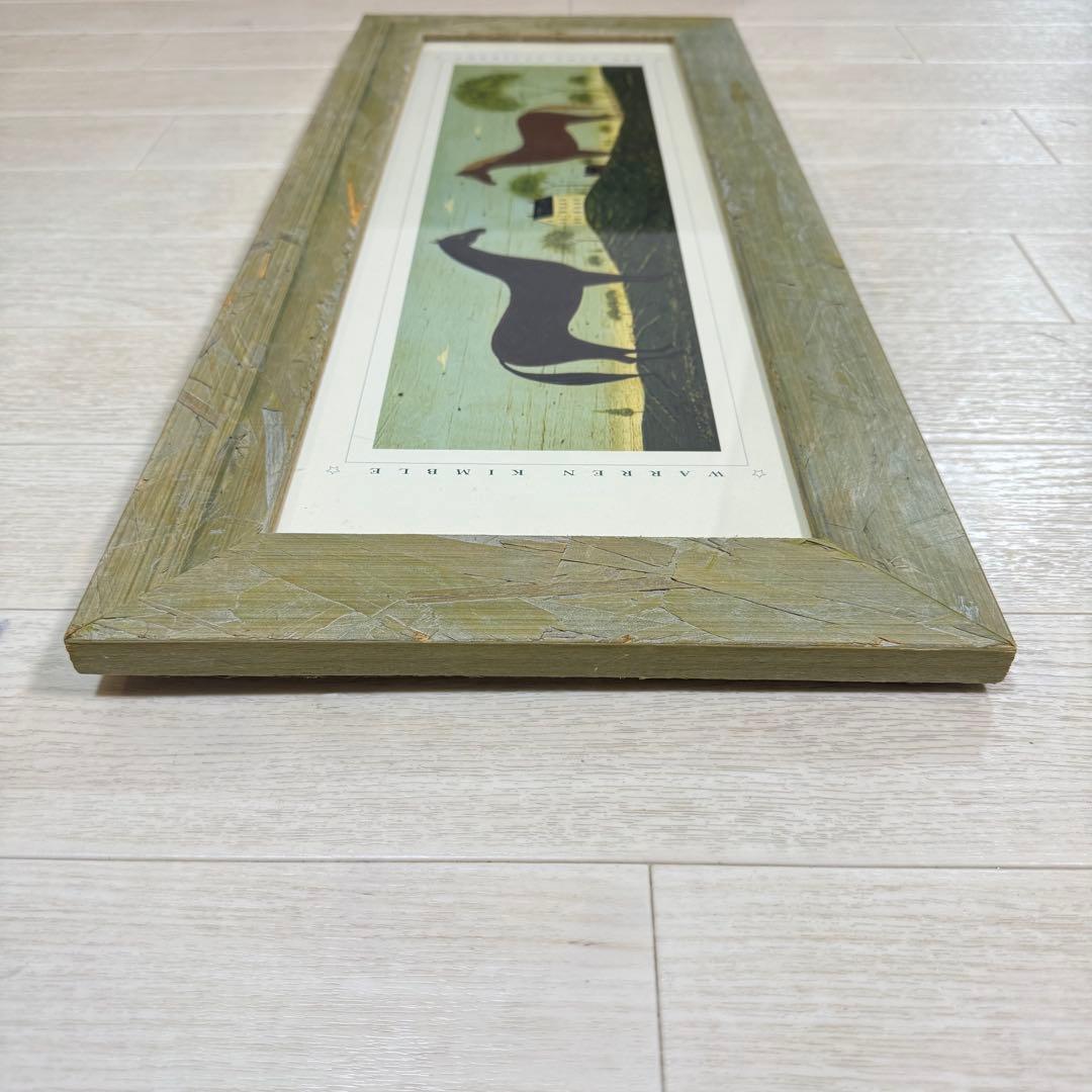 ウォーレン・キンブル ホース アート 絵画 額装 インテリア - メルカリ