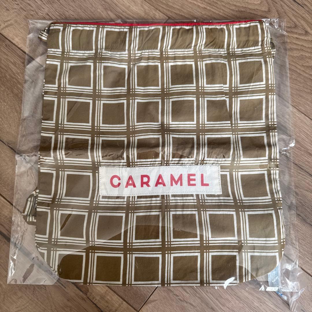 CARAMEL チェック柄 ナップザック