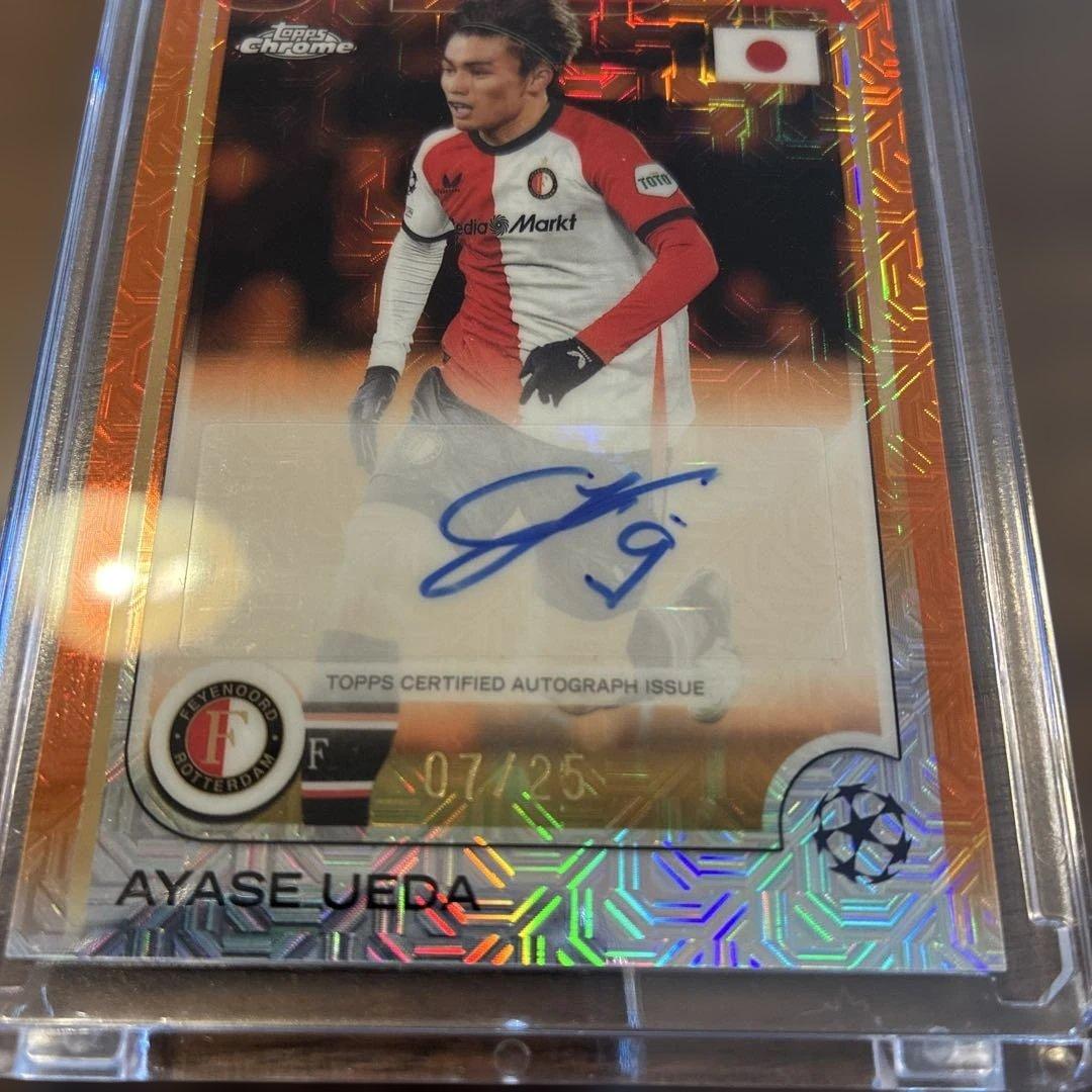 Topps UEFA Japan Edition 上田綺世07/25 直筆サイン - メルカリ