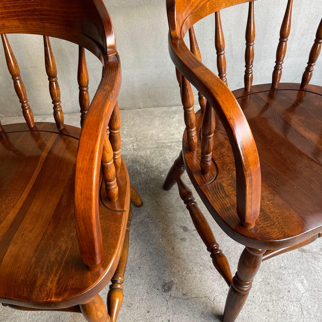 希少 廃盤 柏木工 ウィンザーアームローチェア オールドヴィンテージ