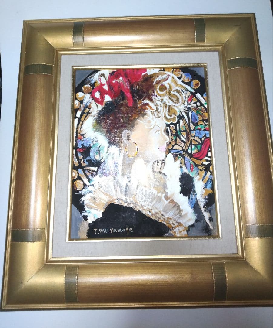 宮永岳彦、絵画、美人画、油彩３号、燦、肉筆、新品高級額縁、高塚省吾、森本草介。 2026年最新】森本_草介の人気アイテム - メルカリ