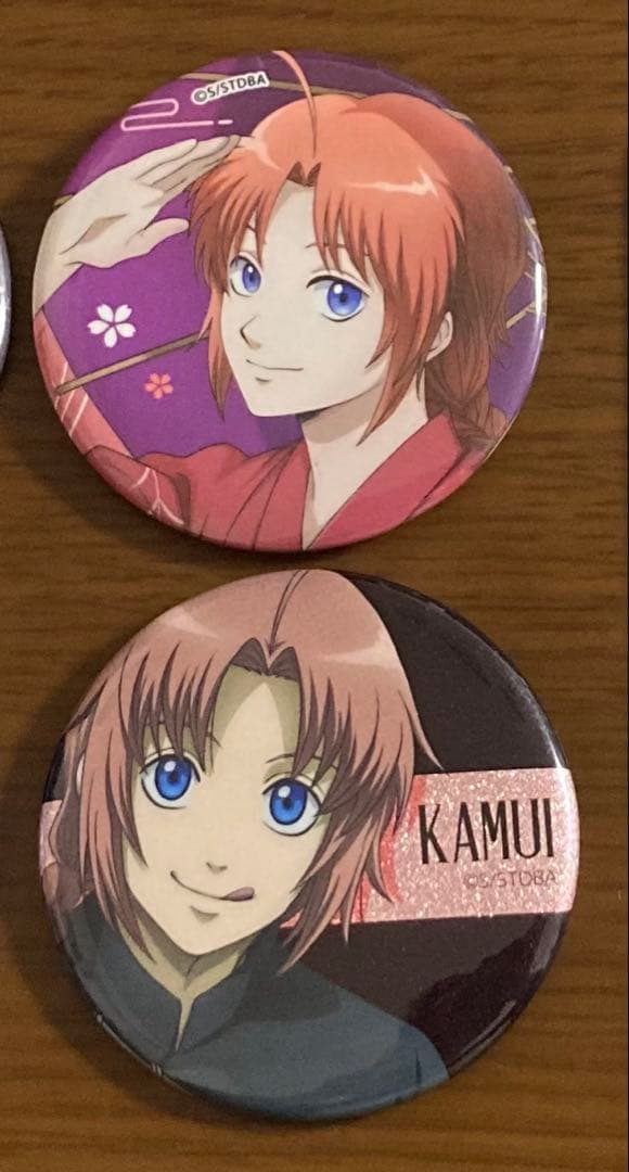 銀魂 神威 缶バッジ 2点セット - メルカリ