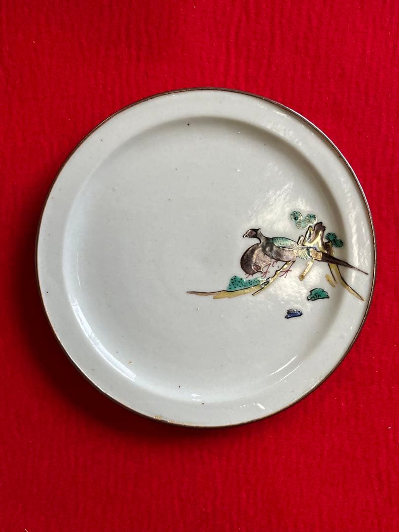 初代 徳田八十吉 古九谷 敬慕 絵変わり 銘々皿 管理T175 共箱付 - メルカリ