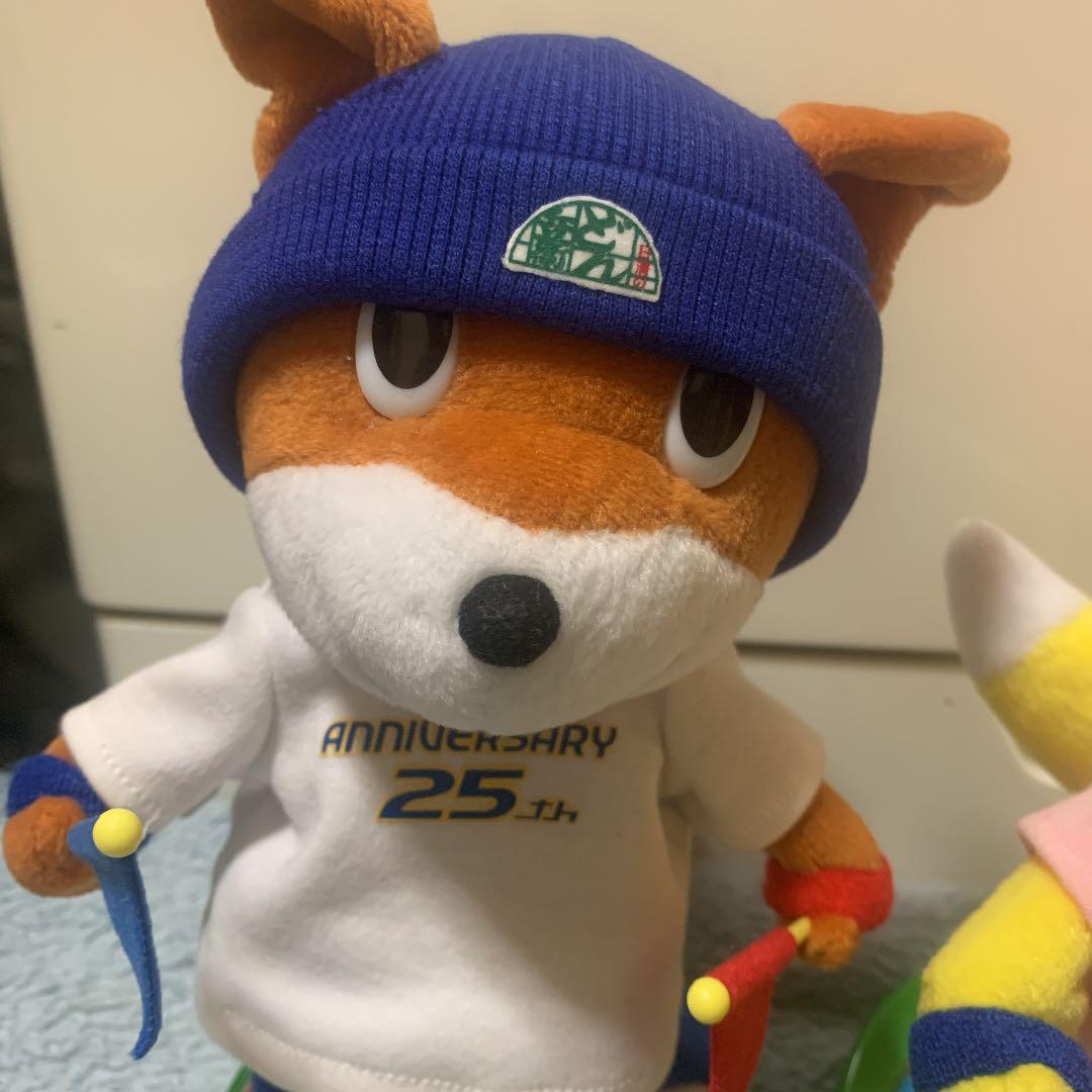 日清のどん兵衛25th 懸賞当選品 きつねとたぬきダンシングフィギュア