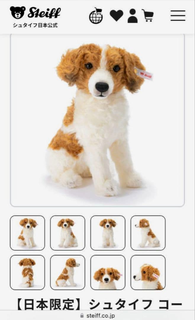 シュタイフ コーイケルホンディエ 25cm 日本限定 - メルカリ