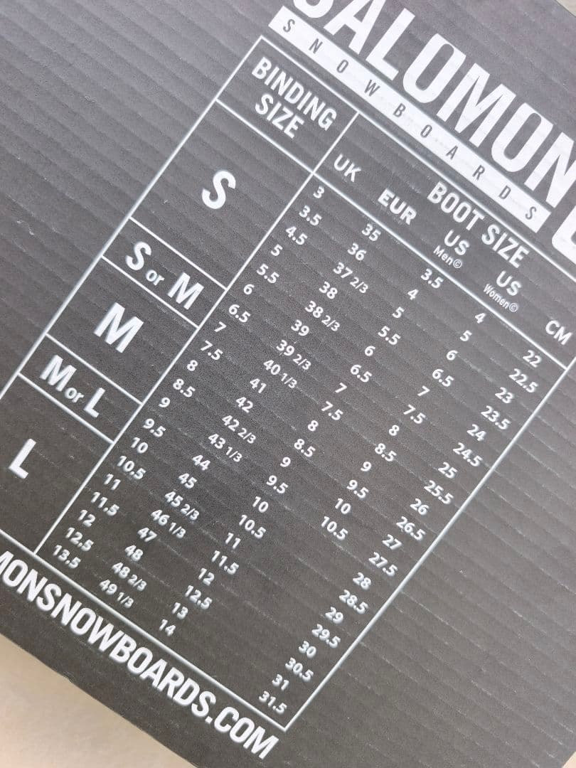 Salomon ALIBI Red ビンディング Mサイズ