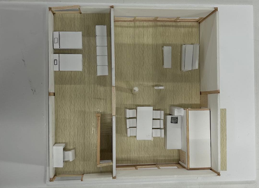 篠原一男 白の家 模型 1/50 - メルカリ