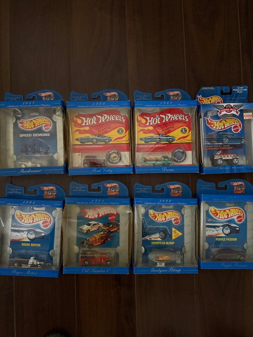未開封　ホットウィール　30周年、ファイナルラン　8台セット　トレジャーハント