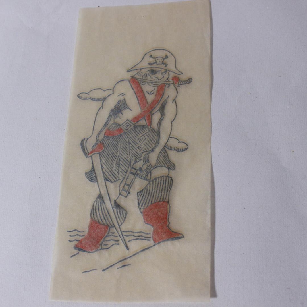 転写紙 転写シート 山田 パイレーツ 海賊 ヴィンテージ アイロン