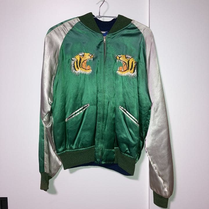 60sヴィンテージスカジャン　刺繍 リバーシブル