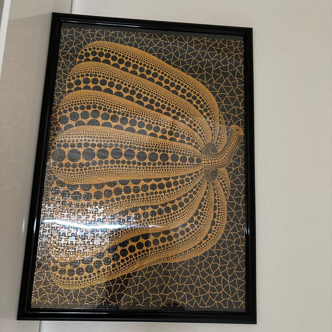 完成品】草間彌生 額縁付き パズル1000ピース - メルカリ