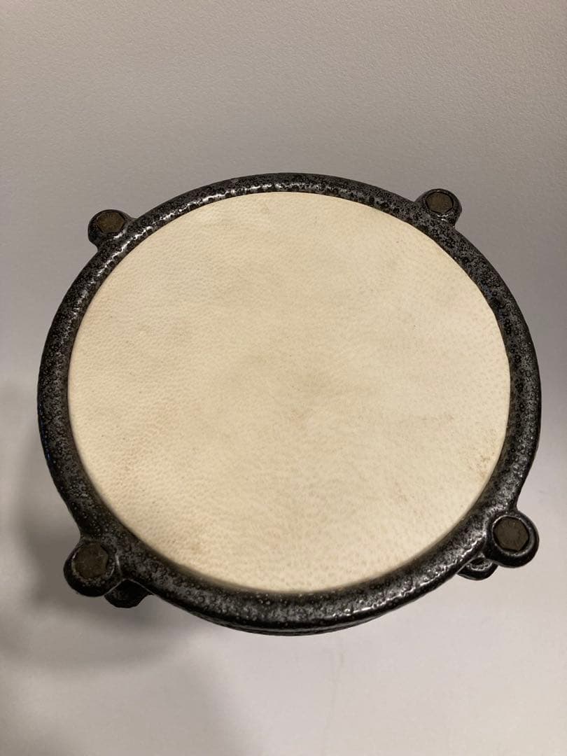 手彫り装飾 銅製 ダラブッカ ミニサイズ アンティーク楽器