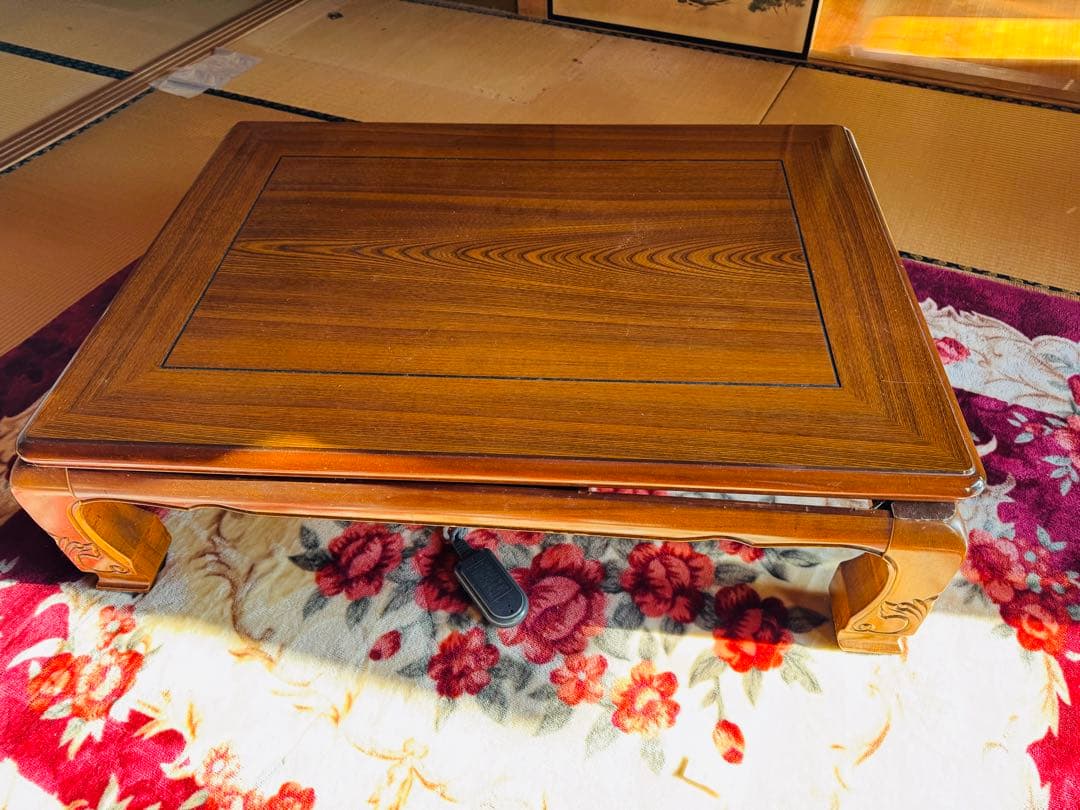 コタツ テーブル インテリア 座卓 暖房 ちゃぶ台 120cm 食卓 レトロ こたつテーブル こたつ おしゃれ 長方形 ヴィンテージこたつ台 80