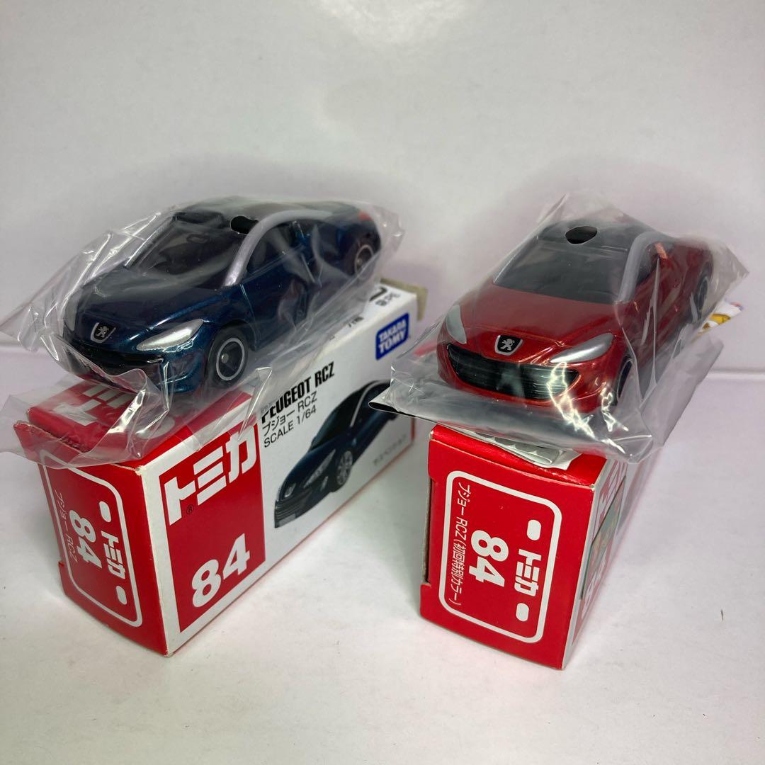 ☆絶版トミカセット☆No.84 プジョー RCZ 通常版＆初回特別カラー仕様