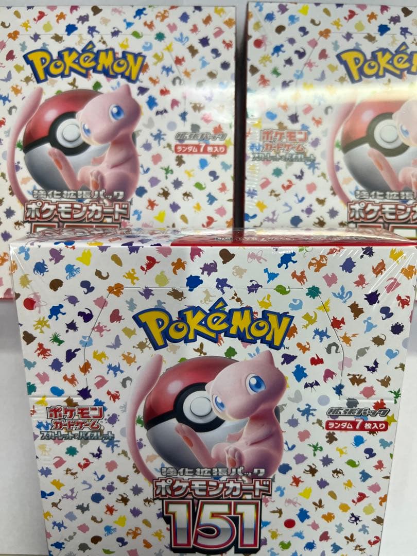 ポケモンカード 151 新品未開封 シュリンク付き 3BOXセット