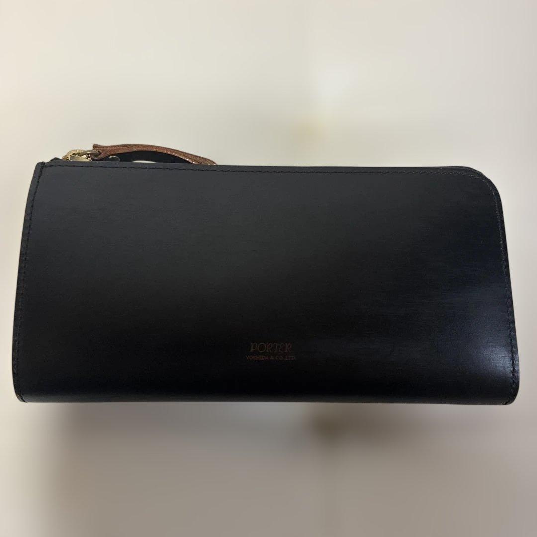 PORTER ブラック レザー 長財布