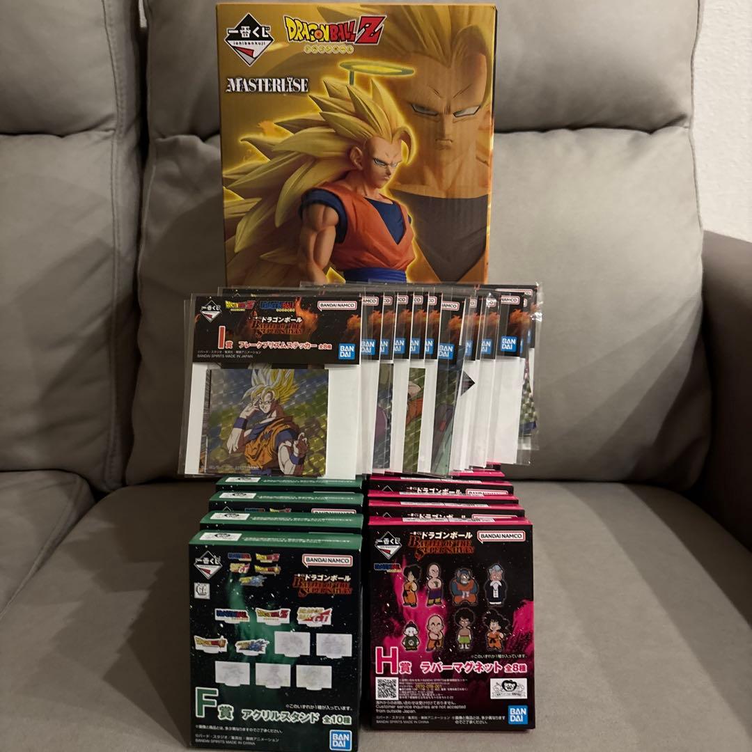 ドラゴンボール一番くじ A賞孫悟空3 F賞×7 H×8 I賞×16