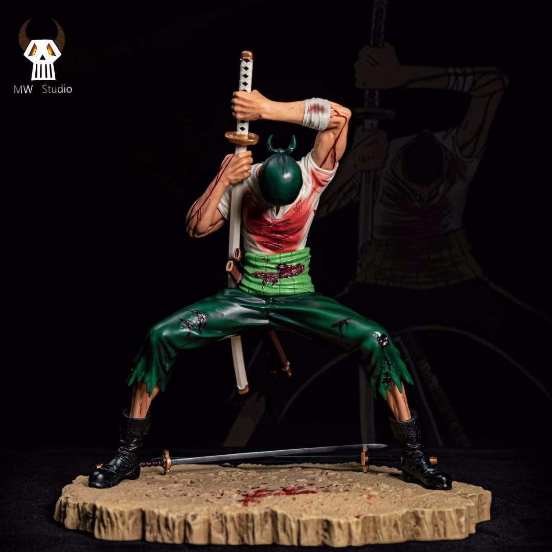 ワンピース ロロノア・ゾロ 獅子歌歌 フィギュア ガレージキット 塗装